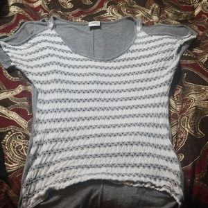 Day trip cold shoulder top